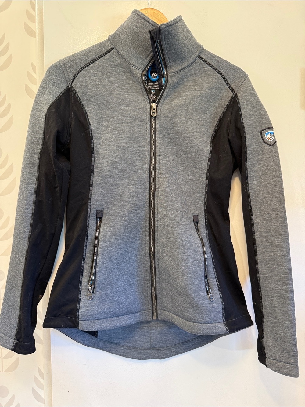 Kuhl Women's Gray and Black Full-Zip Utility Jacket